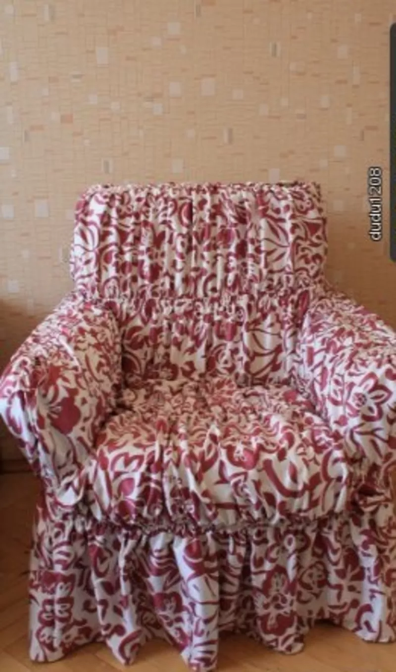 Чехлы на диваны и кресла на резинке недорого 4