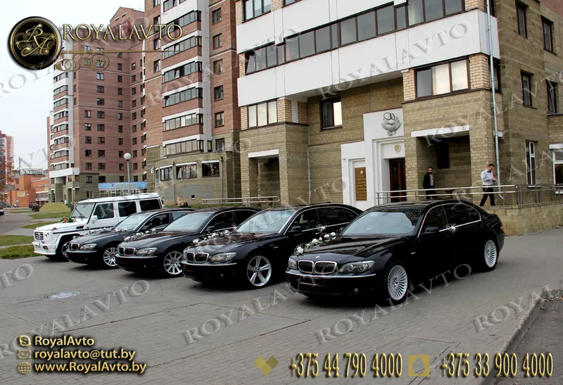 машины на свадьбу Минск,  свадебный кортеж BMW