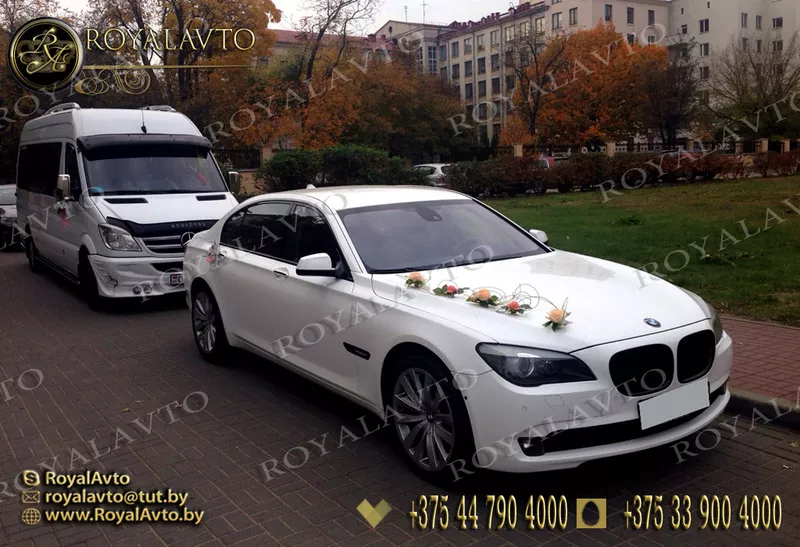 машины на свадьбу Минск,  свадебный кортеж BMW 2