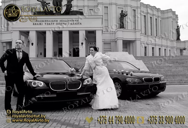 машины на свадьбу Минск,  свадебный кортеж BMW 9