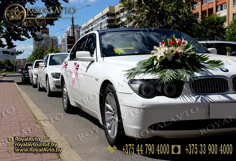 машины на свадьбу Минск,  свадебный кортеж BMW 19