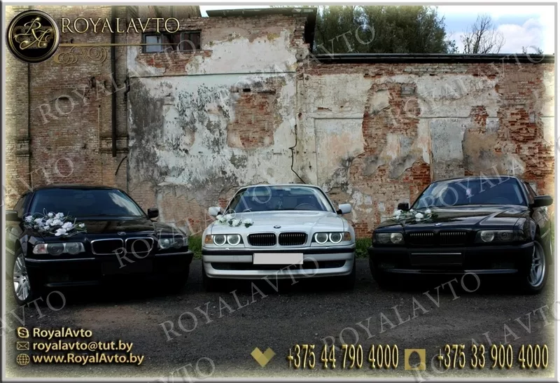 машины на свадьбу Минск,  свадебный кортеж BMW 22