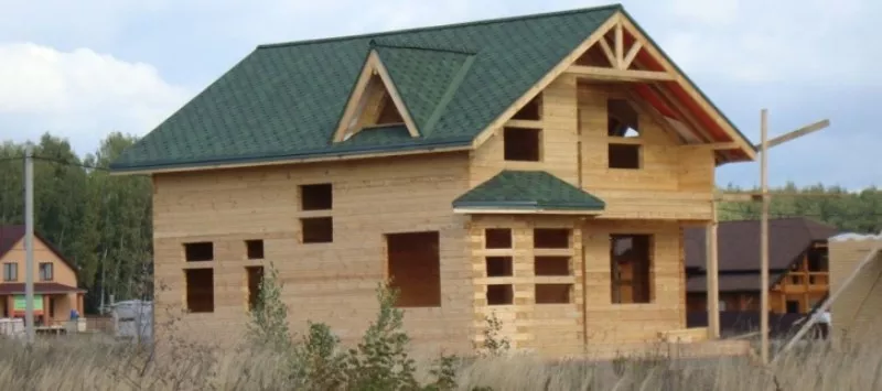 Строительство деревянных домов из профилированного бруса. Качественно 3