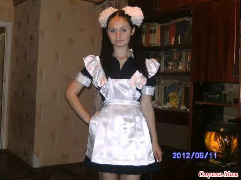  платье советской школьницы с передником, мантии  19