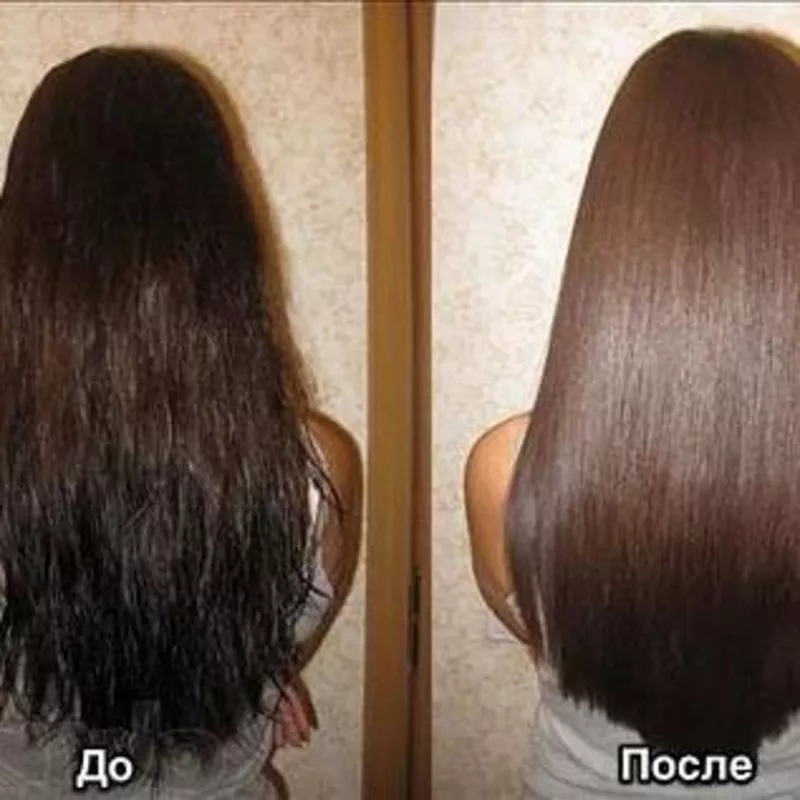 Наращивание волос,  кератиновое выпрямление 8