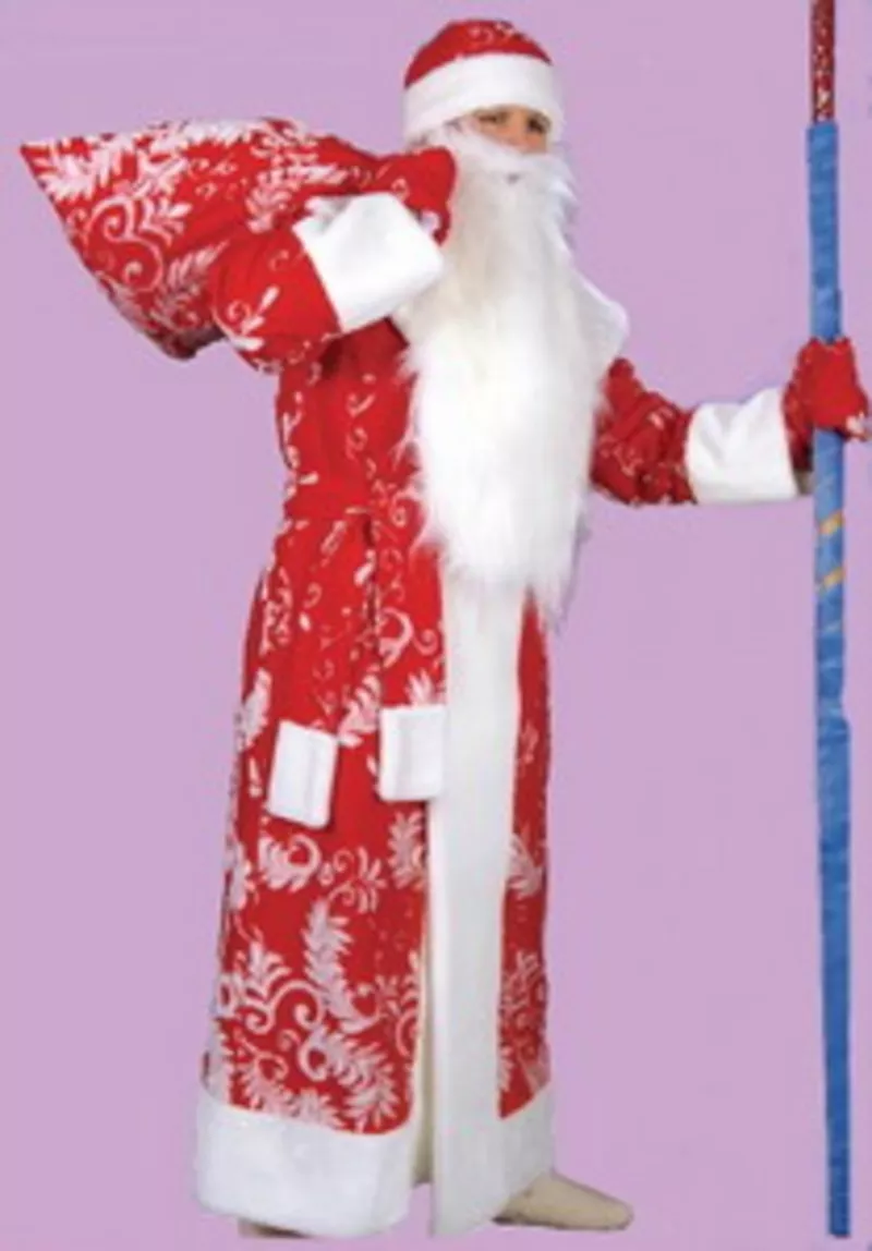 дед Мороз, Снегурочка, снеговик, пингвин и т.п.карнавальные костюмы  8