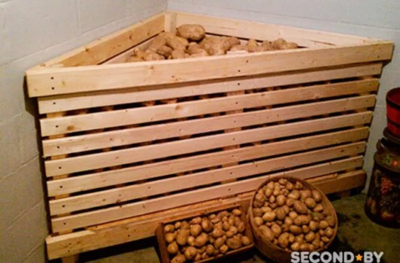 Ящик для картошки на балконе 8