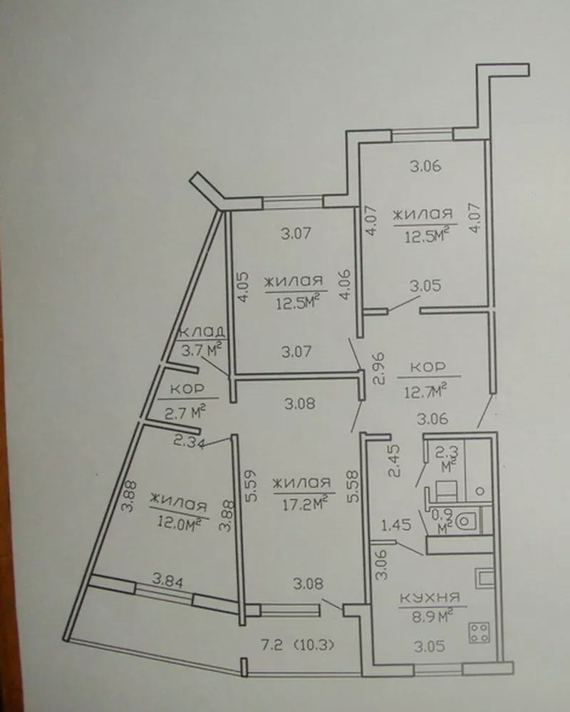 Продажа 4-х комнатной квартиры,  г. Минск,  ул. Сухаревская,  дом 60