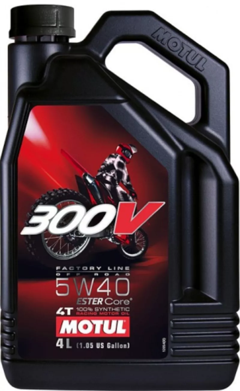 Масло для мотоцикла Motul 300V 4T OFF ROAD 5W-40 4L