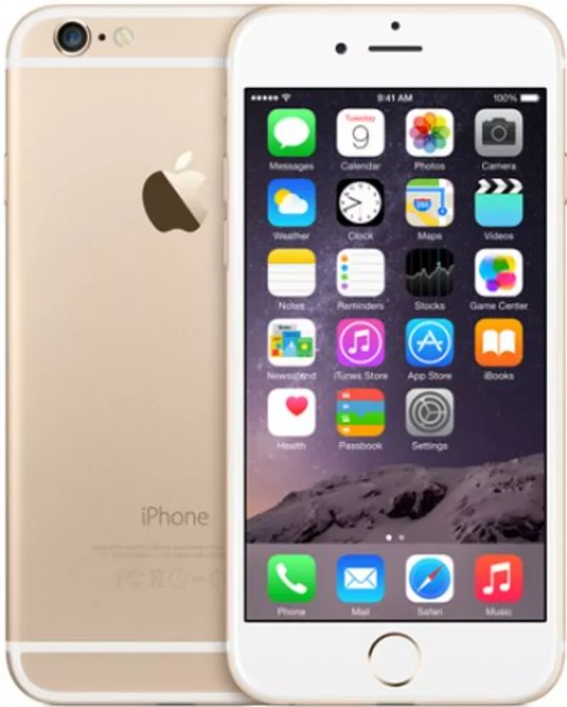 Новый смартфон Apple iPhone 6 16GB Gold. С гарантией! Оригинальный! Выгодные цены! Бесплатная доставка!