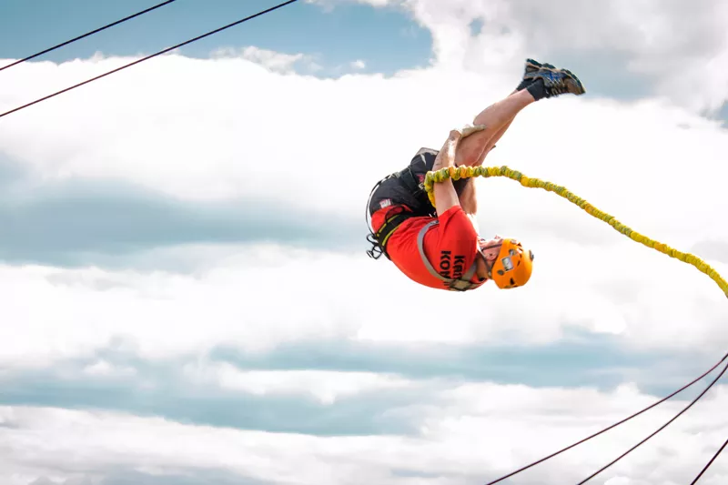 Прыжки с большой высоты - RopeJumping