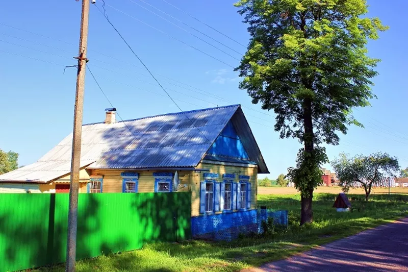 Продам добротный дом с участком в Гомельской области у Днепра.