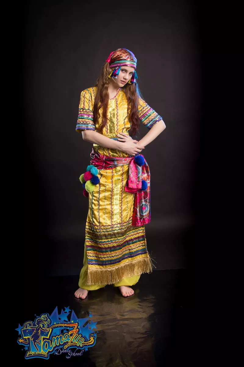цыганские платья, восточные наряды, кимоно-наряды маскарада 13