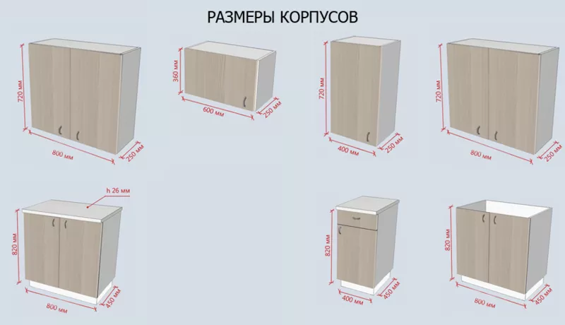 кухня эконом 2.6м 6