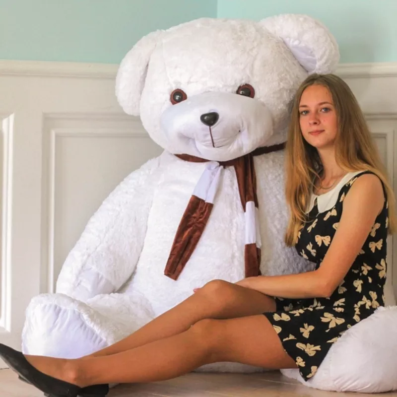 Подарок ребенку плюшевый медведь 210 см 3