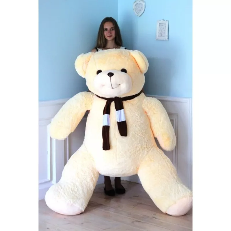 Подарок ребенку плюшевый медведь 210 см 4