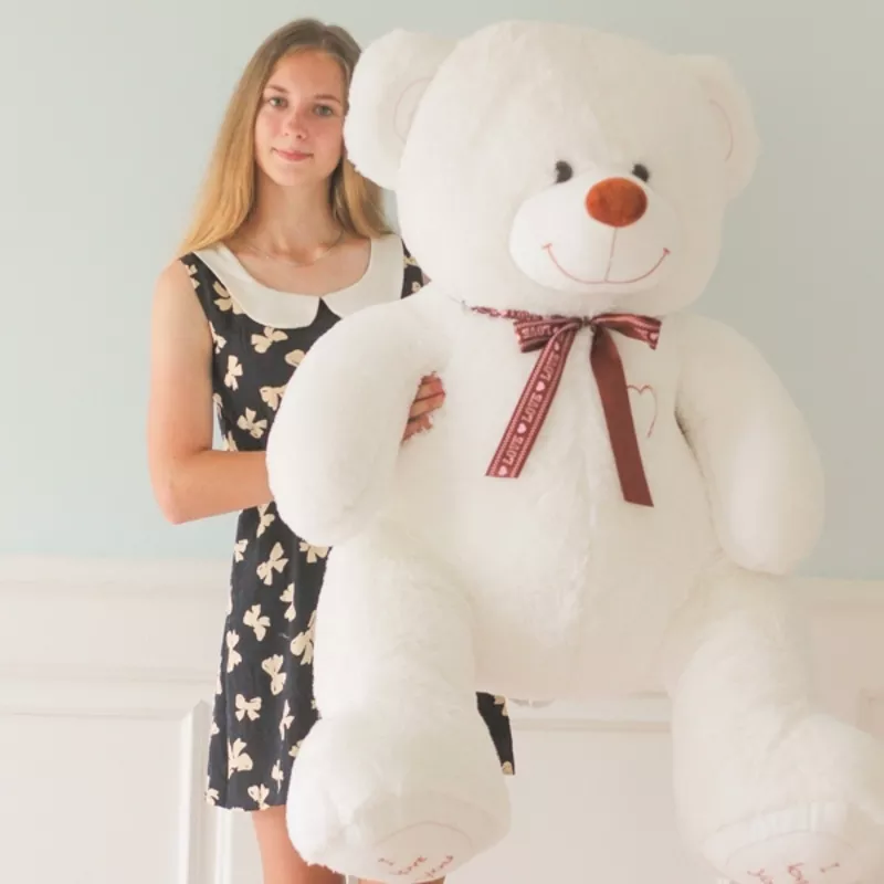 Необычный подарок -плюшевый медведь 160 см 4