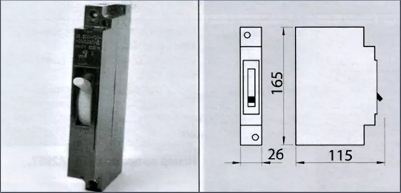 Выключатель автоматический однофазный АЕ2044 16А, 20А, 25А, 40А 3