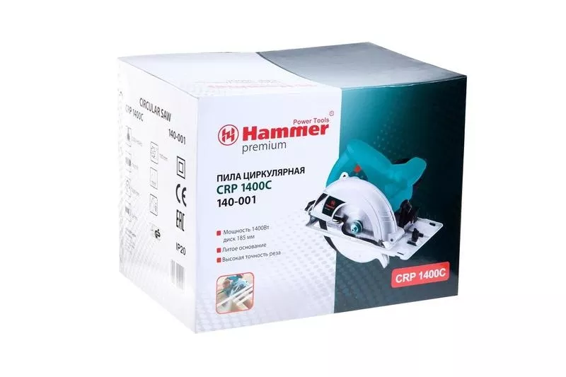 Пила циркулярная HAMMER CRP1400C PREMIUM Mинск 4