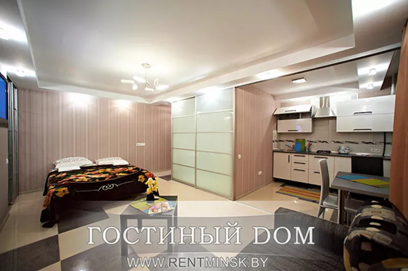 1-комнатные апартаменты гостиничного типа на сутки в центре Минска 2