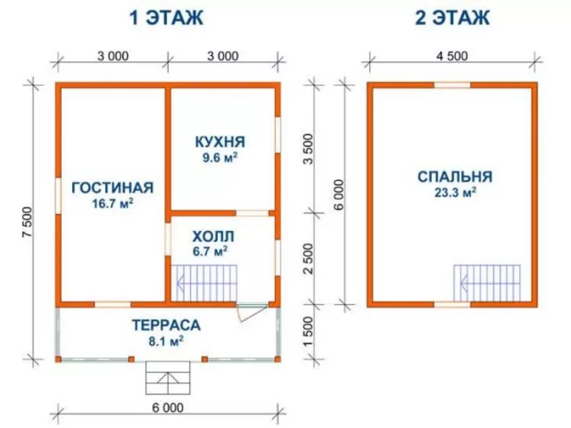 Сруб ДОМА или БАНИ из бруса доставка, установка в Марьину Горку 5