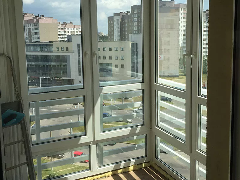 Балконные окна и рамы под ключ. Рассрочка 12 % на 12 месяца 2