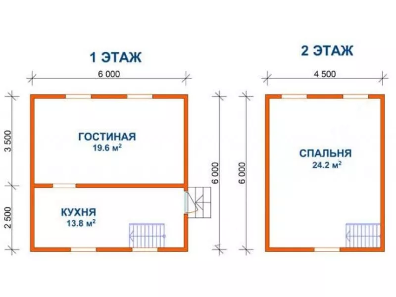 Сруб Дома из бруса люсьен с доставкой и установкой по РБ 2