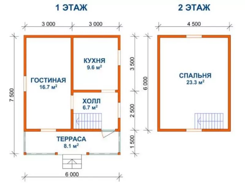 Дачный недорогой Дом из бруса с установкой до 150км от Минска