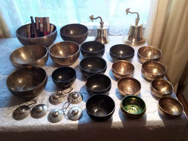 Продаю поющие чаши из Тибета,  настоящие кованые