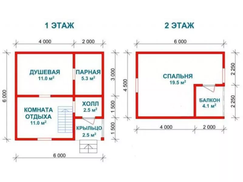 Сруб Бани из бруса 6х6 м недорого, с установкой за 9 дней 3