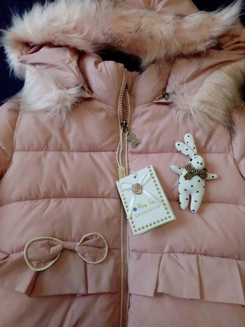 Куртка зимняя (пуховик) на девочку 4-5 лет. 2