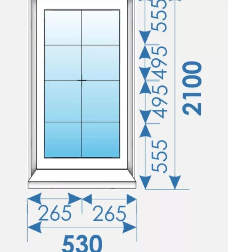 KBE профиль Окна-Двери неликвид дешево +375*29*625*55*55 3