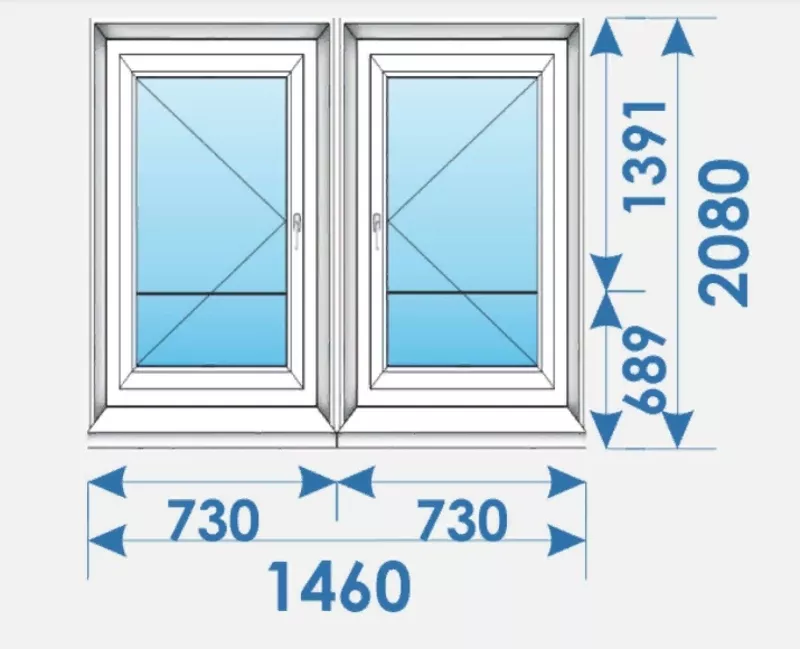 WDS профиль Окна и Двери пвх неликвид дешево +375*29*625*55*55 2