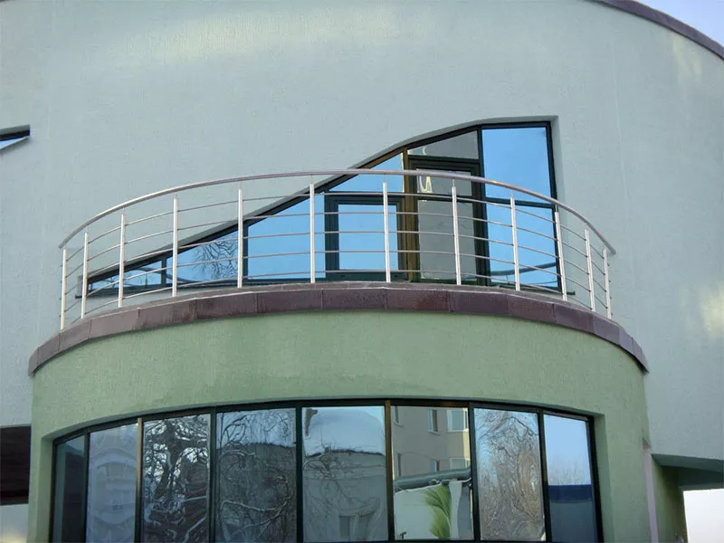Ограждение балкона из нержавеющей стали 5