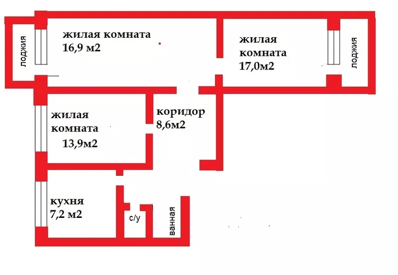  Отличное предложение на рынке недвижимости!    3-х комнатная квартира 900 у.е за 1.кв.м кв.м с ремонтом 9