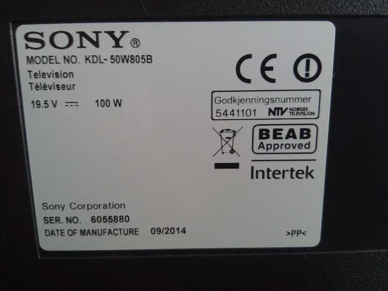  Телевизор SONY KDL 50W805B 2