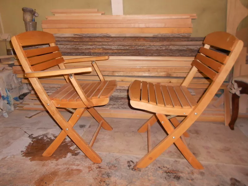 Складные стулья и шезлонги деревянные 3