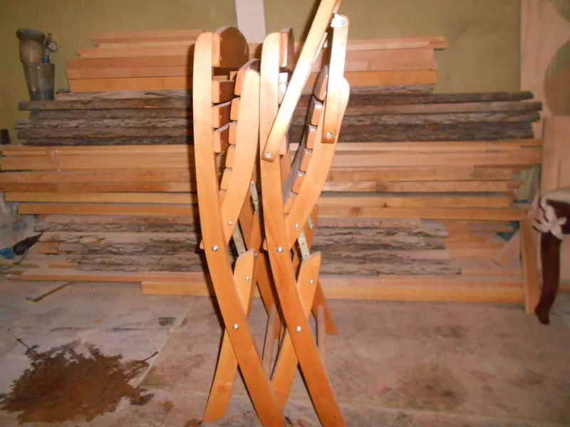 Складные стулья и шезлонги деревянные 4