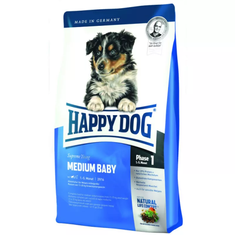 Сухой корм Happy Dog (Германия) Премиум класса для щенков и юниоров 7