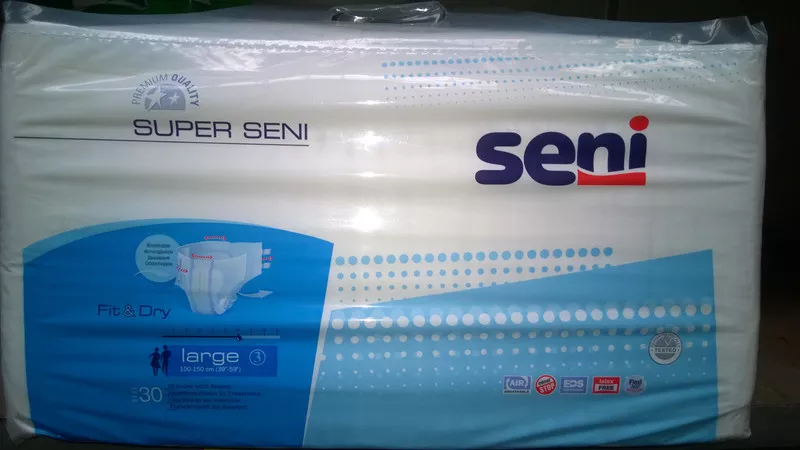 Подгузники для взрослых Super Seni и Super Seni Plus.