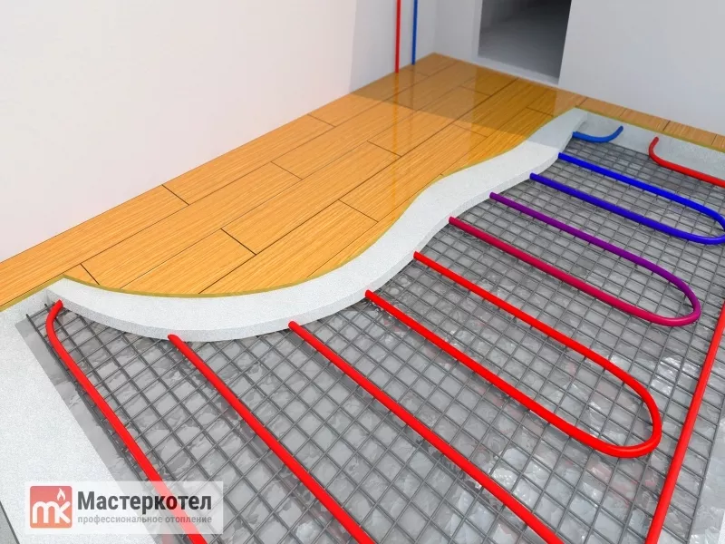 Монтаж водяного теплого пола в Минске недорого