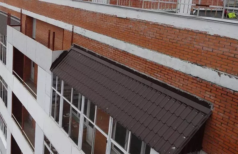 Установка крыш на балкон и лоджию 5
