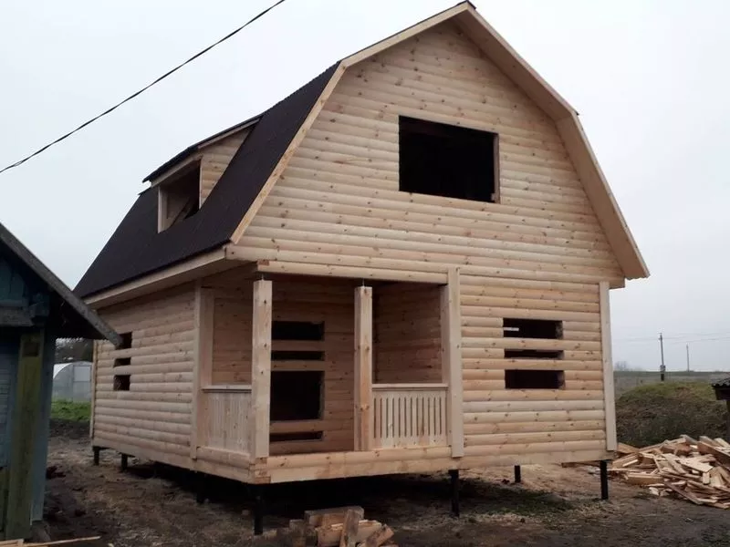 Строительство деревянных домов,  бань из бруса 8