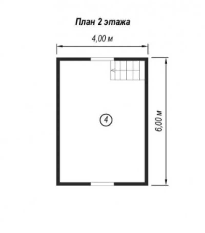 Садовый Дом из бруса Феникс 6х6м с террасой 12 м2 4