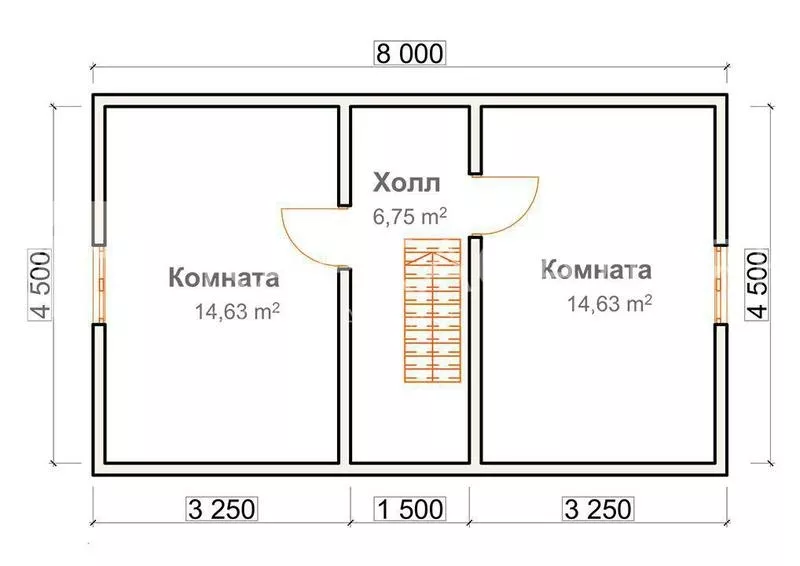 Каркасный Дом 6х8 по проекту Суоми 2