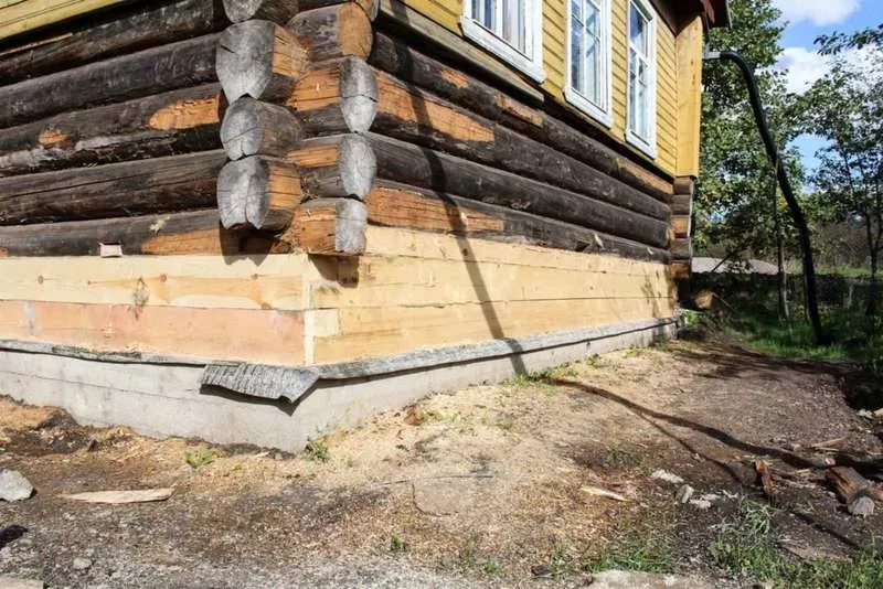 Замена венцов деревянных домов 5