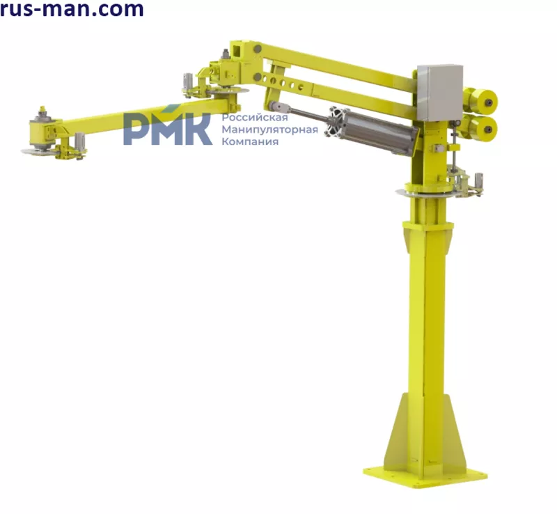 Манипулятор кран пневматический перенос грузов грузозахват 4