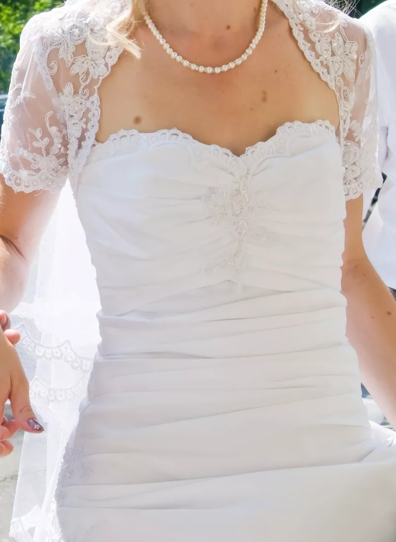 Свадебное платье для миниатюрной невесты 4